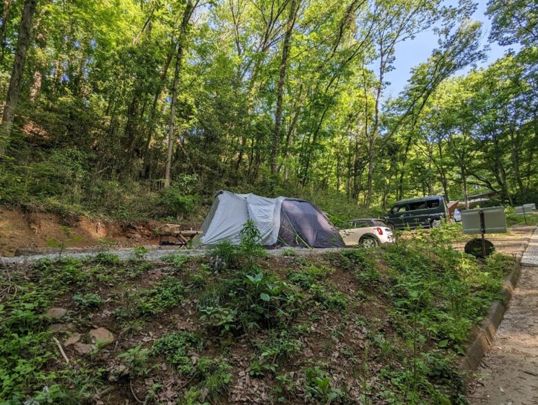 WILD CAMP SITE「Freak」のキャンプサイト２